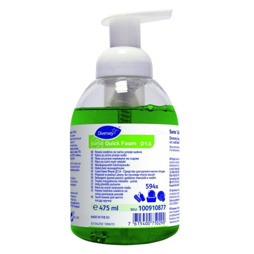 Suma Quick Foam D1.6 preparat w postaci piany do ręcznego mycia naczyń 0,475 L.jpg