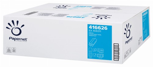 Ręczniki składane wielopanelowe Z Papernet 416626 celuloza 2 warstwy opak. 4000 listków.jpg