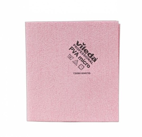 Ścierka do szyb, luster Vileda PVA micro 35 x 38 cm czerwona