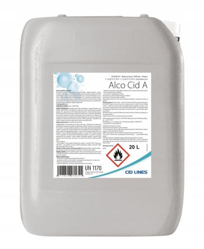 Alco Cid A preparat dezynfekcyjny na bazie alkoholu 20 L