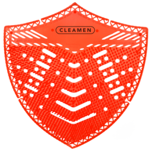 CLEAMEN wkład zapachowy, sitko do pisuaru czerwone o zapachu korzennego jabłka