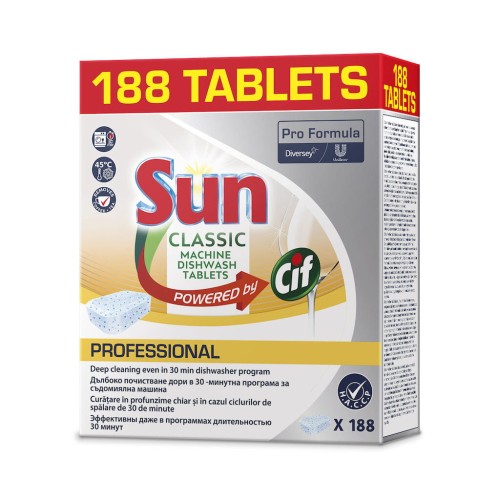 Sun Classic Tablets tabletki do zmywarek 188 szt. 101105836