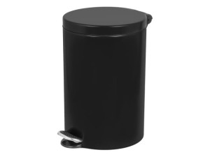 Kosz pedałowy z cichym domykiem 20L metalowy czarny Alda Soft Close Freedom Fresh SOFTF613A
