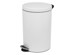 Kosz pedałowy z cichym domykiem 12L metalowy biały Alda Soft Close Freedom Fresh SOFTF612E