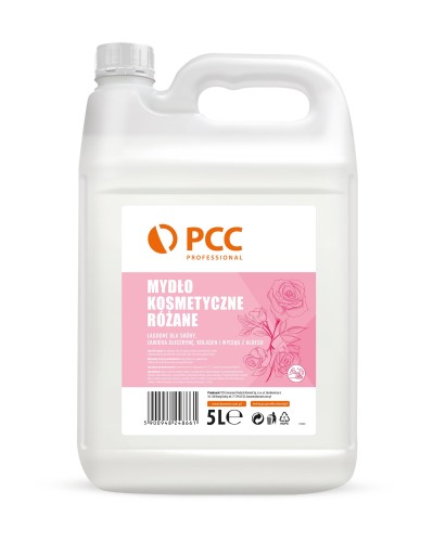 PCC Professional mydło w płynie kosmetyczne różane 5L