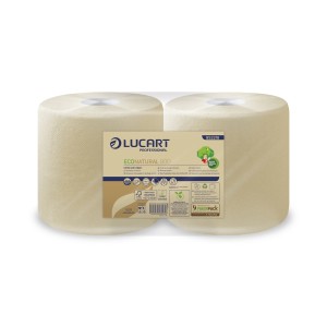 Czyściwo papierowe 200 m celuloza fiberpack 2 warstwy opak. 2 szt. Lucart Econatural 800 852218