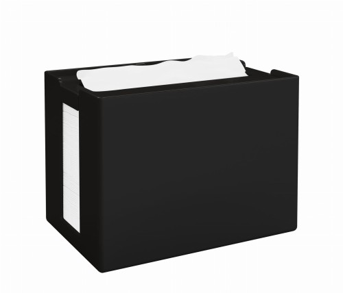 Dozownik serwetek składanych Papernet Basic czarny