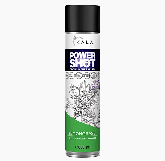 KALA POWERSHOT odświeżacz - neutralizator zapachów Lemon Grass 600 ml