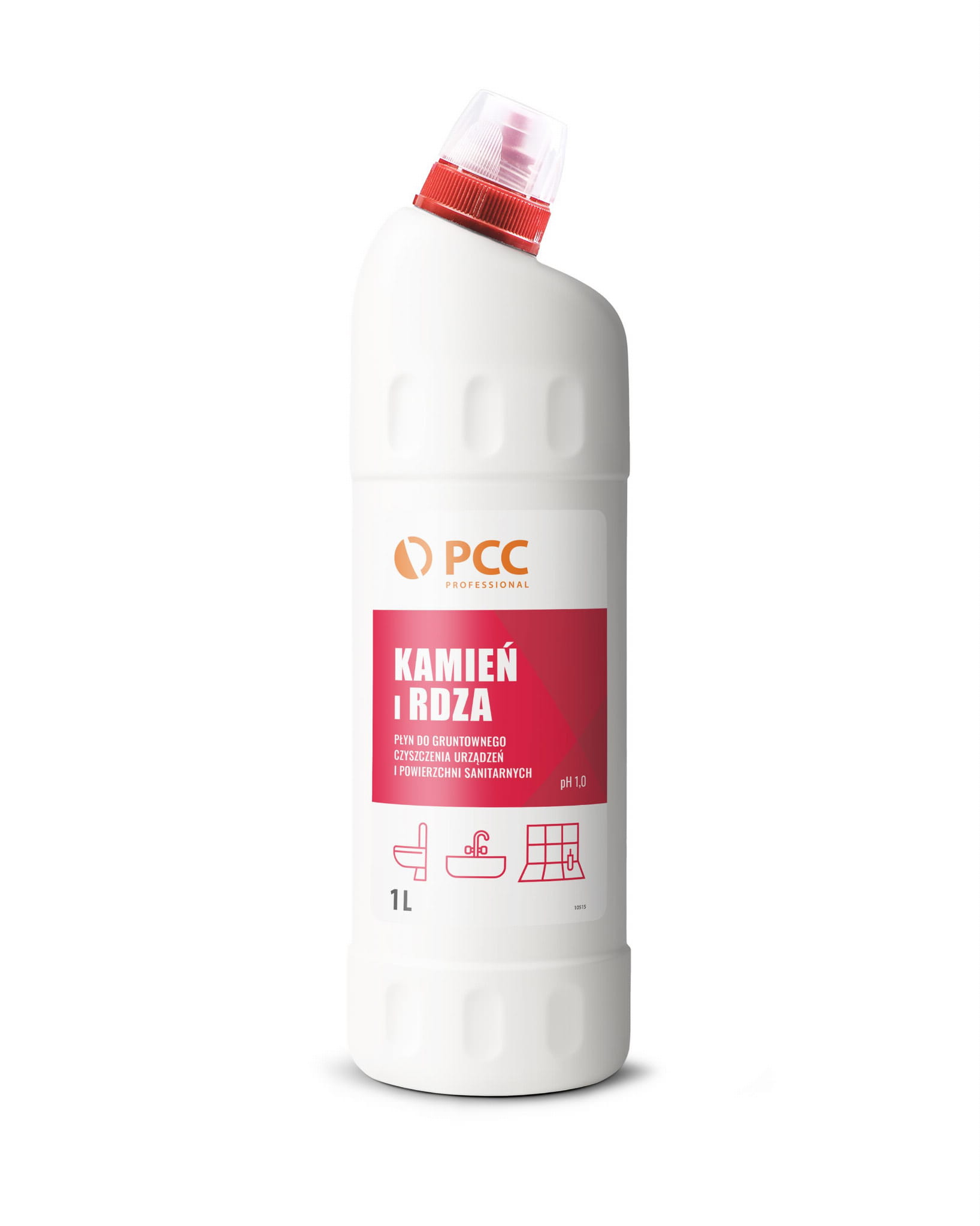 PCC Professional Kamień i Rdza preparat do usuwania kamienia i rdzy z sanitariatów 1L