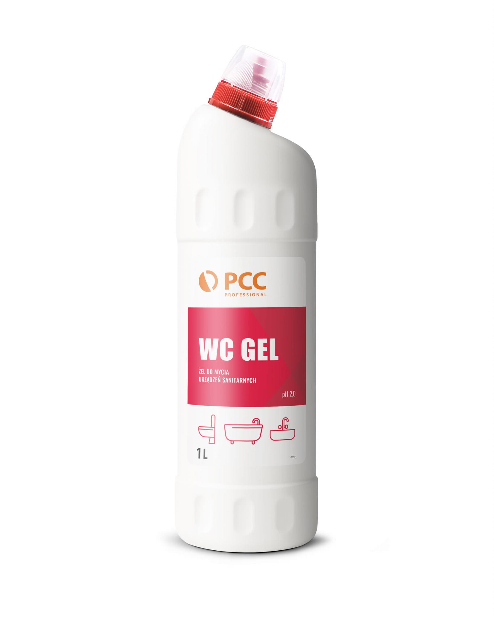 PCC Professional WC Gel żel do czyszczenia sanitariatów 1L